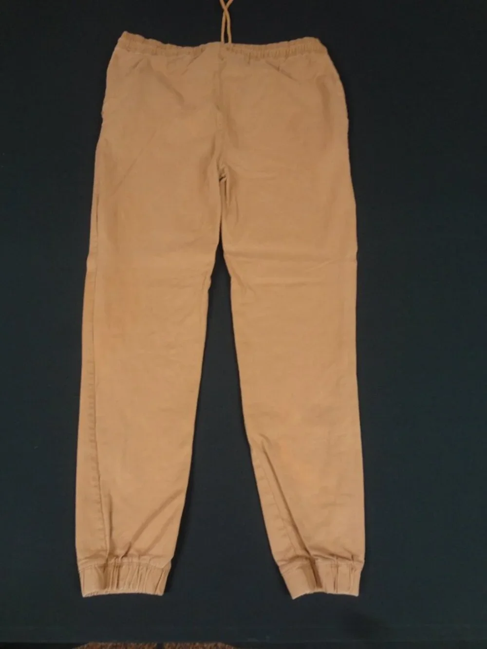 MEN'S GABE'S TAN COTTON TWILL JOGGER PANTS SIZE LARGE L 34